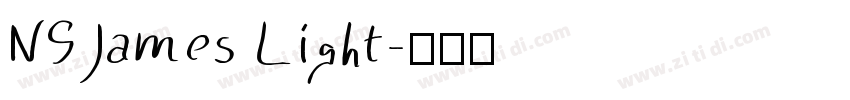 NSJames Light字体转换